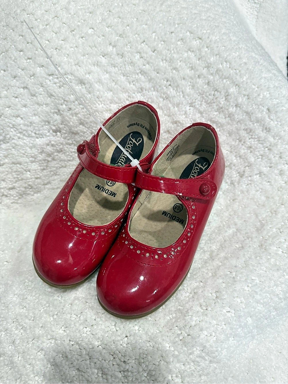 Footmates Red Mary Jane Dress Shoes